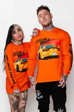 CASH 666 MPH L/S Orange Shirts