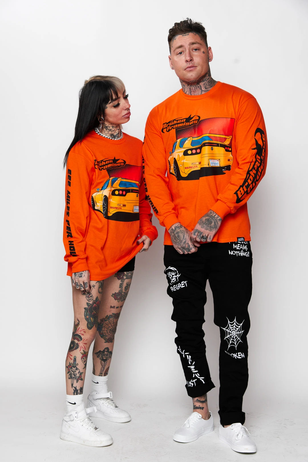 CASH 666 MPH L/S Orange Shirts