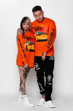 CASH 666 MPH L/S Orange Shirts
