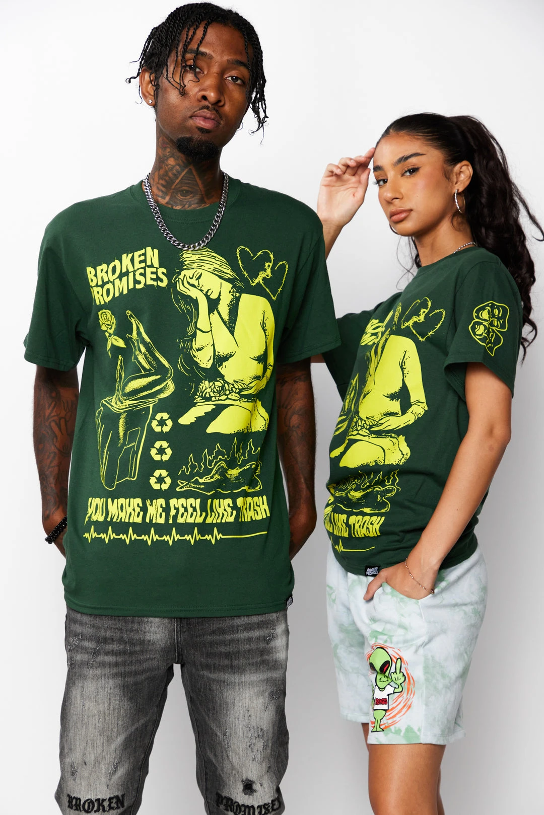 BROKEN PROMISES Feel Like Trash SST Green