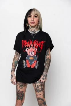 BROKEN PROMISES Shirts Damien S/S Tee Blk