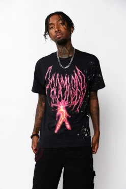 BROKEN PROMISES Brain Power Splatter SST Black