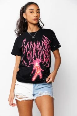 BROKEN PROMISES Brain Power Splatter SST Black