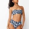 BROKEN PROMISES Reaper Guide Bandeau Bikini Top Blue Sets