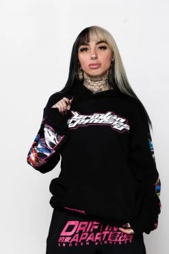 CASH Hashiyira Hoodie Black Hoodies