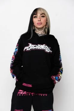 CASH Hashiyira Hoodie Black Hoodies