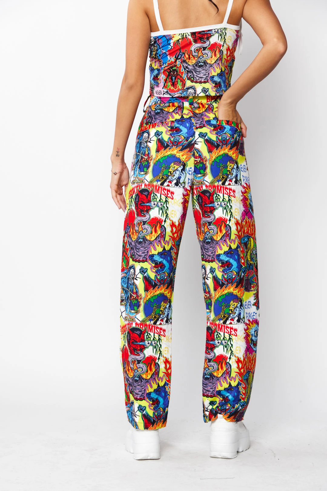 CASH Forgiveness Skate Pant White Bottoms