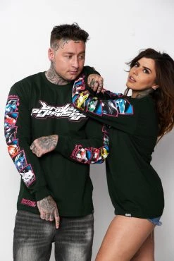 CASH Hashiyira L/S Forest Green Shirts