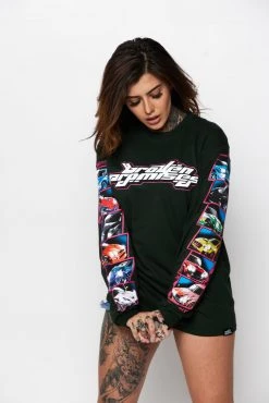 CASH Hashiyira L/S Forest Green Shirts