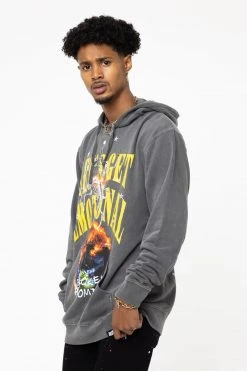 BROKEN PROMISES Hoodies Think Of Me Vintage Wash Hoodie