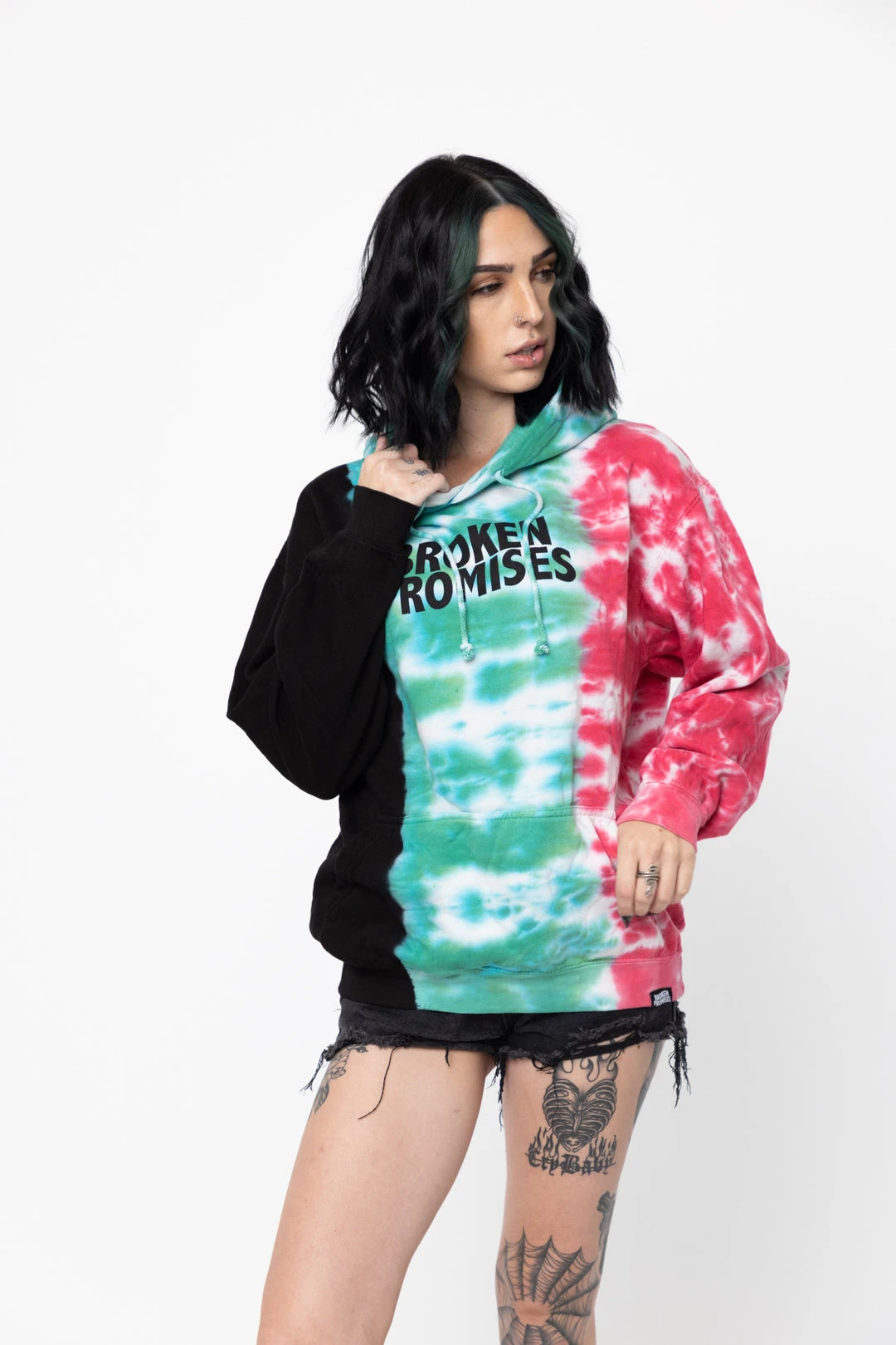 CASH Hoodies Wave Logo Tri-Color Hoodie