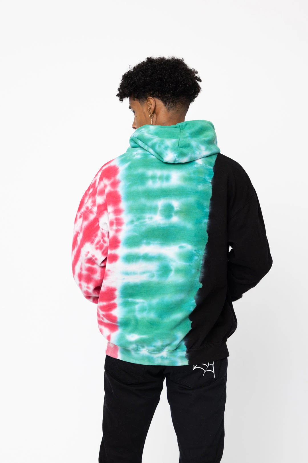 CASH Hoodies Wave Logo Tri-Color Hoodie