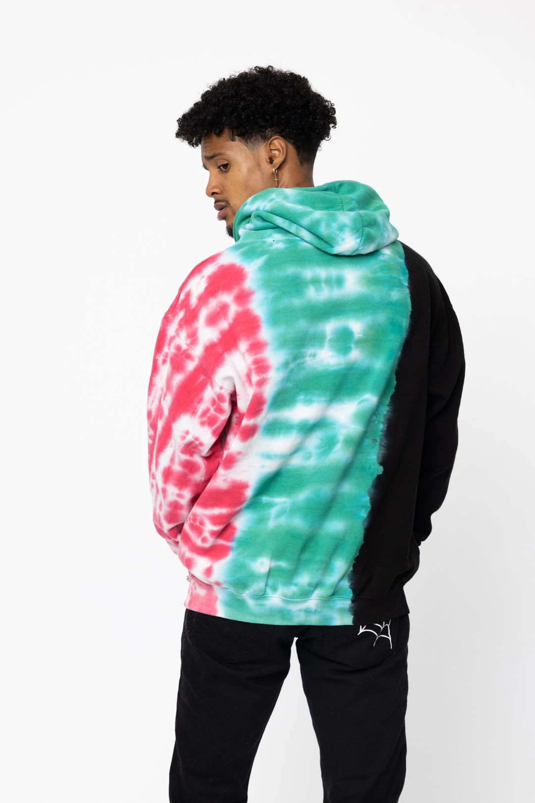 CASH Hoodies Wave Logo Tri-Color Hoodie