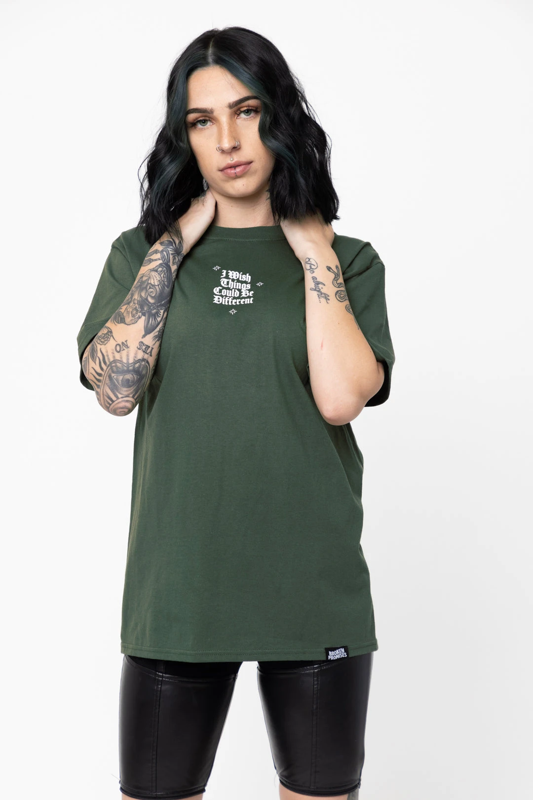 BROKEN PROMISES Wishful Thinking SST Green Shirts