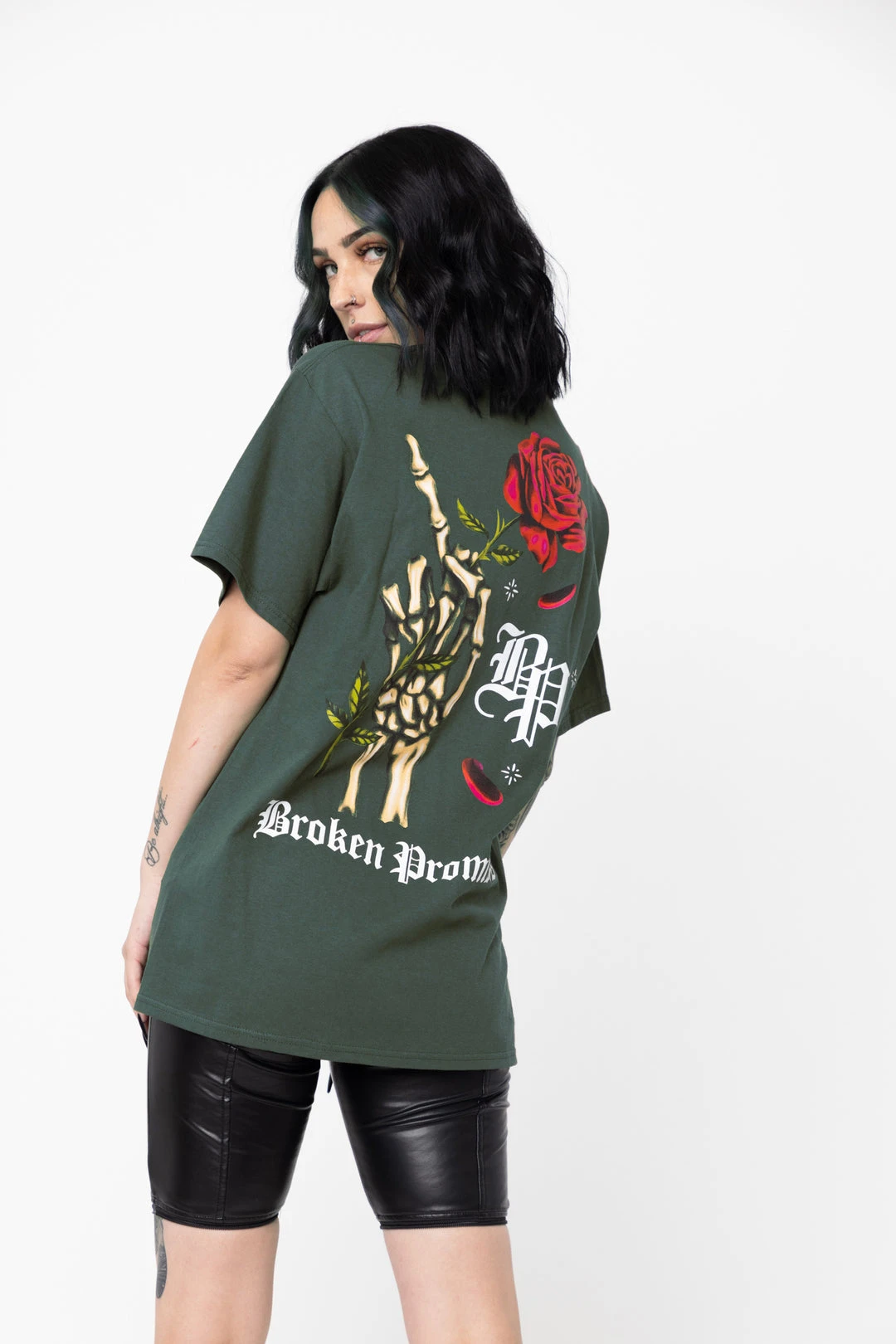 BROKEN PROMISES Wishful Thinking SST Green Shirts