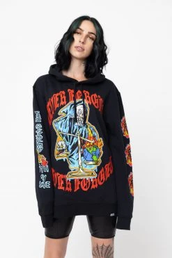 BROKEN PROMISES Never Forgive Hoodie Black