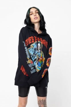 BROKEN PROMISES Never Forgive Hoodie Black