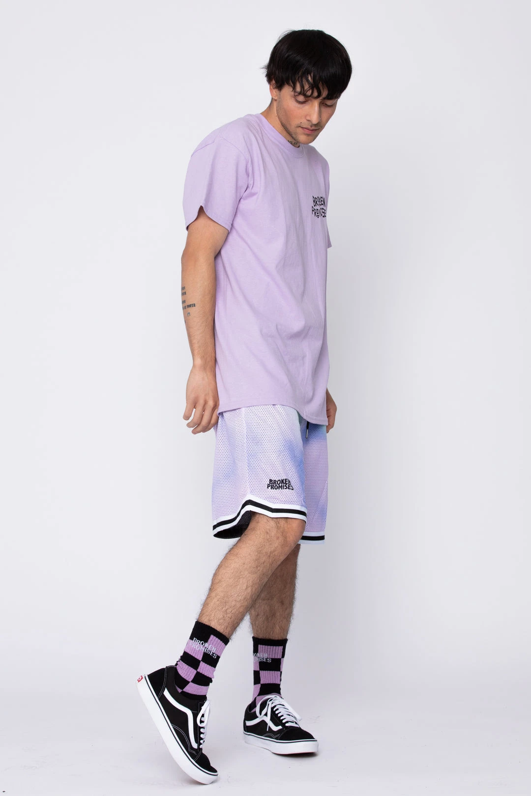 BROKEN PROMISES Unsaid Tie Dye Shorts