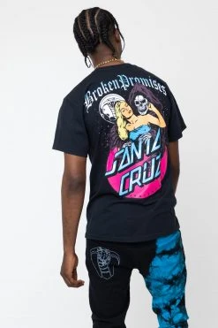 BROKEN PROMISES BP X SC Smother Tee Black