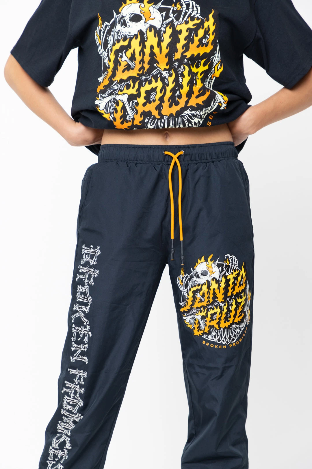 BROKEN PROMISES BP X SC Boneyard Windbreaker PANT Black