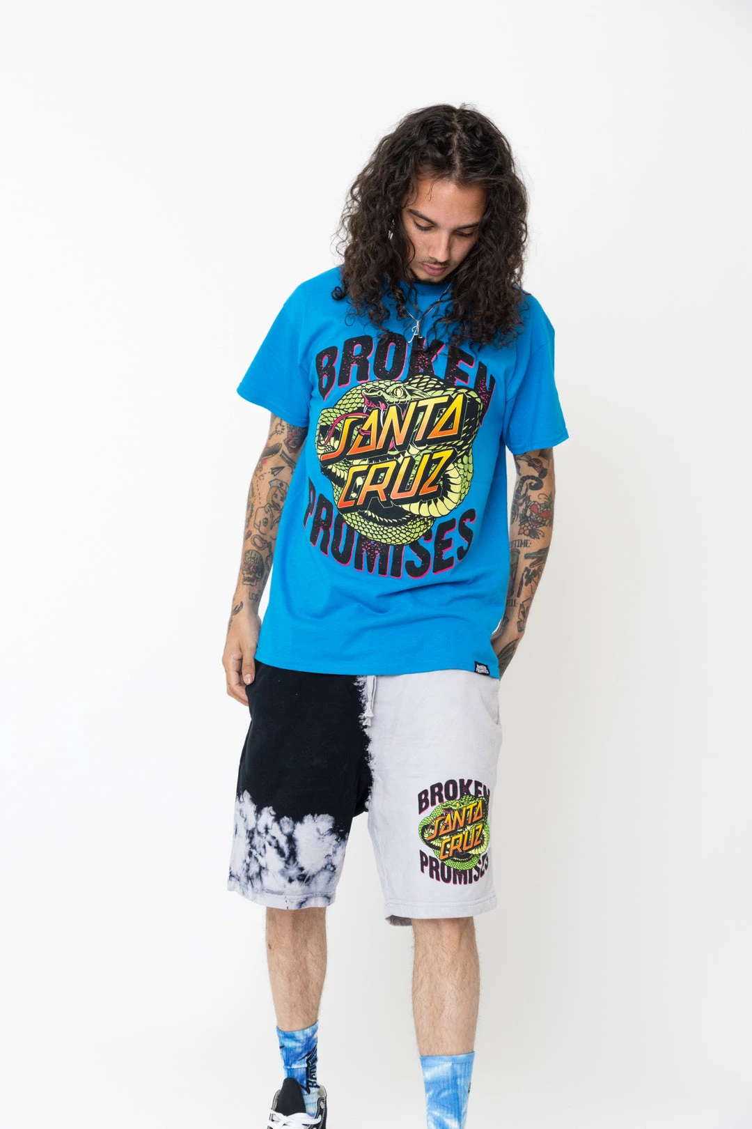 BROKEN PROMISES BP X SC Striker Split Dye Shorts