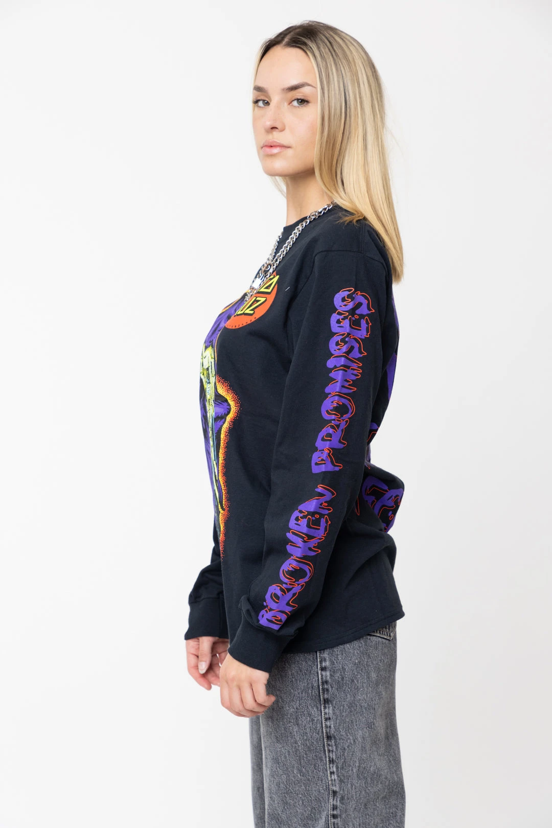 BROKEN PROMISES BP X SC Sorrow L/S Jet Black Shirts