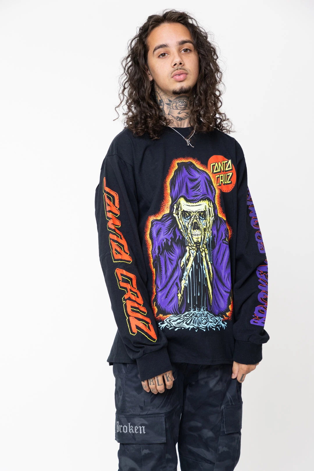 BROKEN PROMISES BP X SC Sorrow L/S Jet Black Shirts