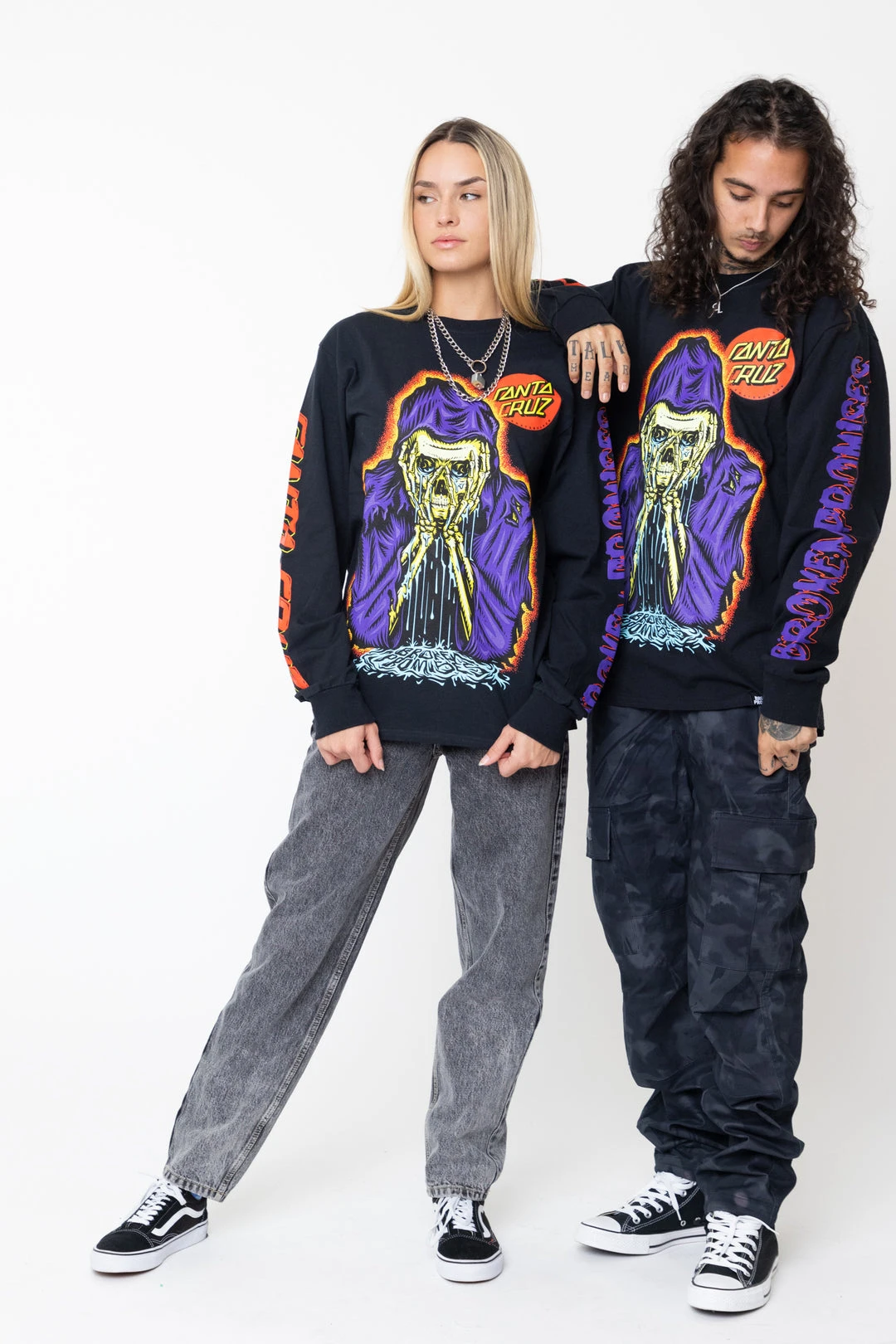 BROKEN PROMISES BP X SC Sorrow L/S Jet Black Shirts