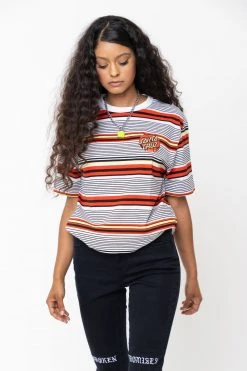 BROKEN PROMISES Shirts BP X SC Screaming Stripe Tee