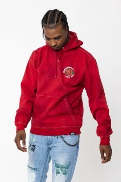 BROKEN PROMISES Hoodies BP X SC Screaming Venomous Tie Dye RED Hoodie