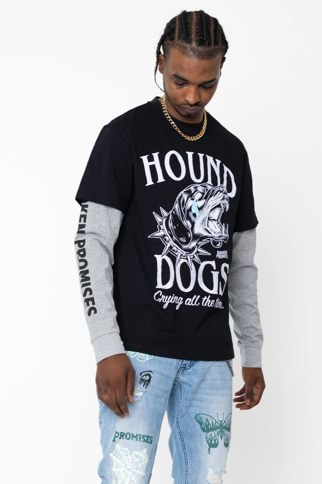 CASH Hound Dogs Stacked Tee Shirts