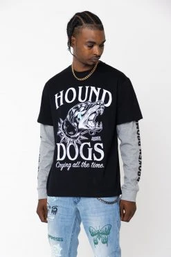 CASH Hound Dogs Stacked Tee Shirts