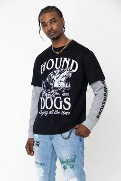 CASH Hound Dogs Stacked Tee Shirts