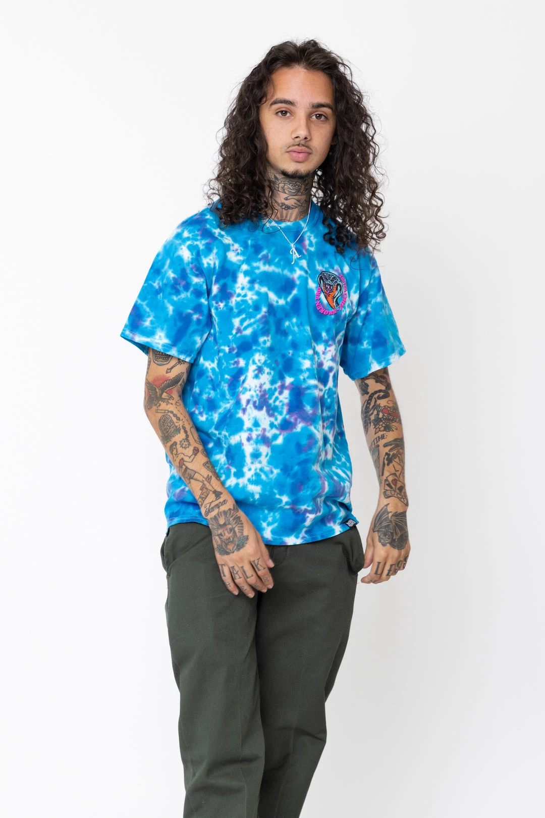 BROKEN PROMISES Shirts BP X SC Striker Dye Tee Blue