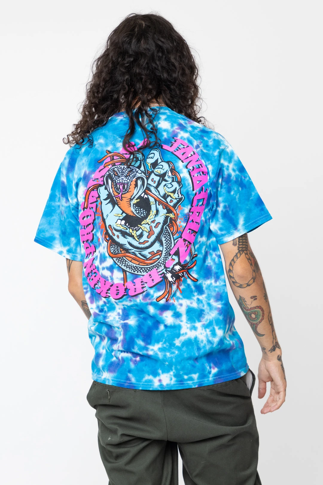 BROKEN PROMISES Shirts BP X SC Striker Dye Tee Blue