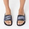 BROKEN PROMISES BP X SC Flutter Slides Black Accessories