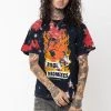 BROKEN PROMISES Don't Brake Tie Dye Tee Red/Blk Shirts