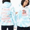 BROKEN PROMISES Love Skate Tie Dye Hoodie