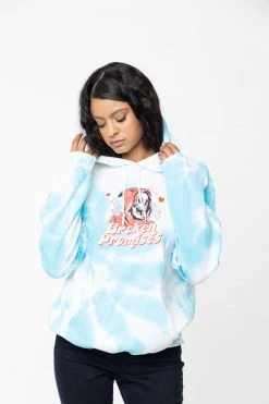 BROKEN PROMISES Love Skate Tie Dye Hoodie
