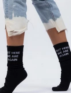 BROKEN PROMISES Accessories The Last Time Sock - Black