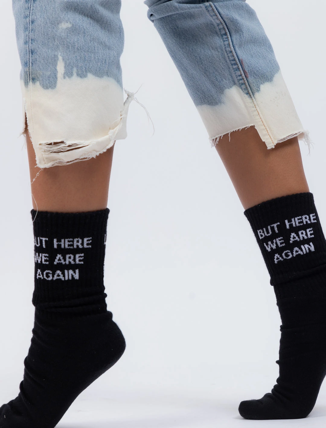 BROKEN PROMISES Accessories The Last Time Sock - Black