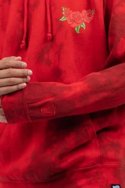 BROKEN PROMISES Hoodies Trio Red Tie Dye Hoodie