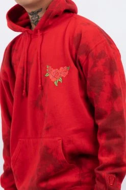 BROKEN PROMISES Hoodies Trio Red Tie Dye Hoodie