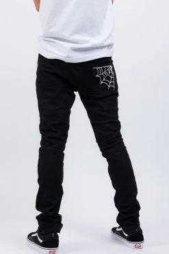 CASH Bottoms Unforgiven Denim Jeans Black