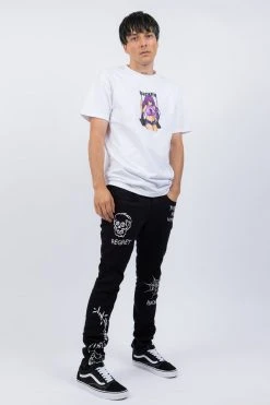 BROKEN PROMISES Broken Girl Tee White Shirts