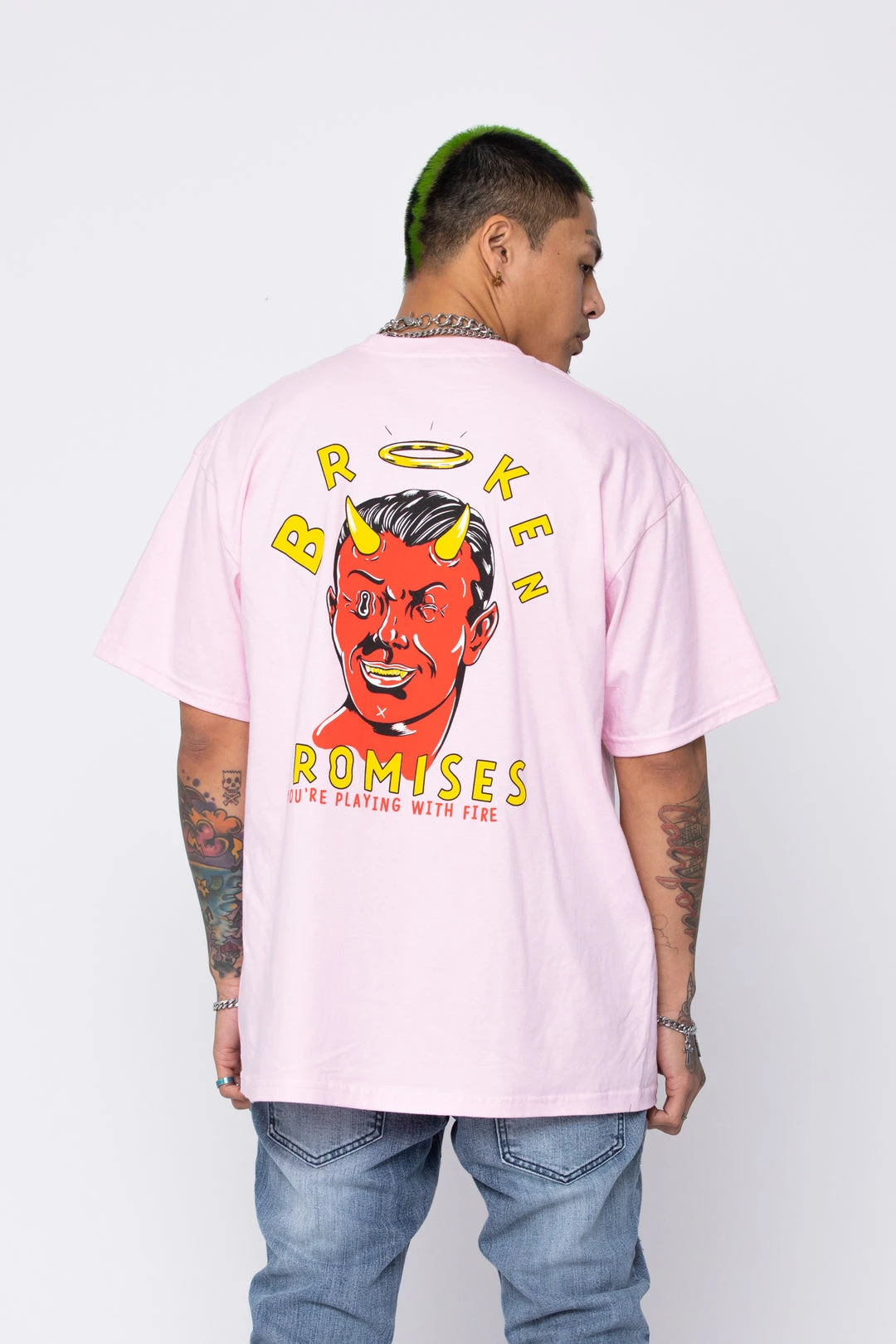 CASH Shirts Playing With Fire S/S Pink