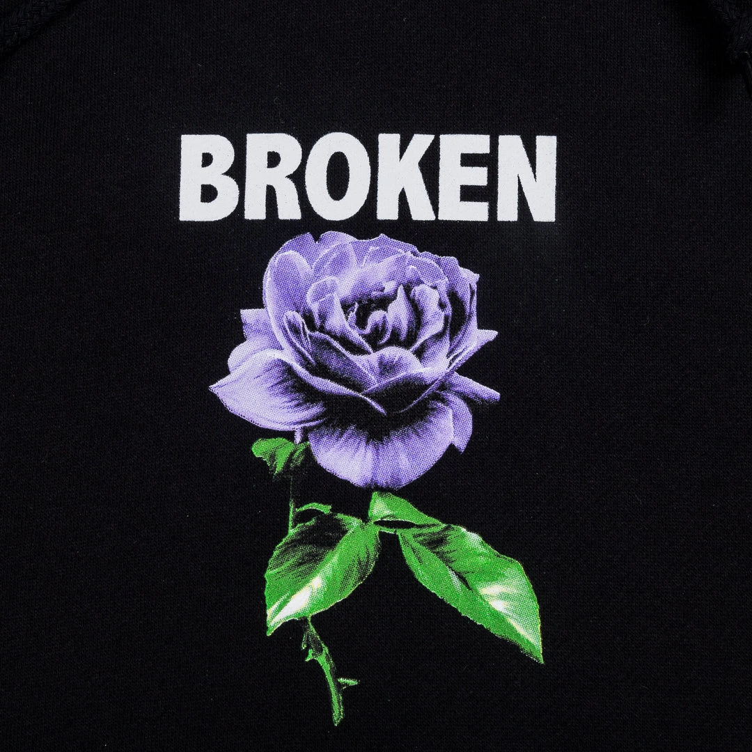 BROKEN PROMISES Hoodies Thornless Black Hoodie