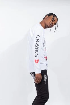 BROKEN PROMISES Shirts Drown My Sorrows L/S White