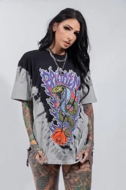 CASH Shirts Bad Chemistry V-Dye Tee Black/Grey