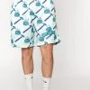 BROKEN PROMISES Brain Waves Shorts Green